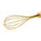 Hello Honey® Gold Standing Stainless Steel Whisk with Wood Handle
